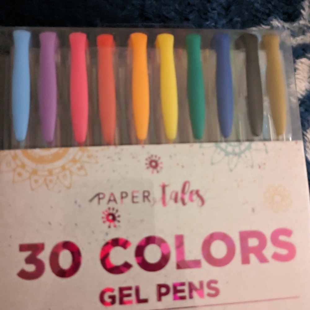 Gel pens